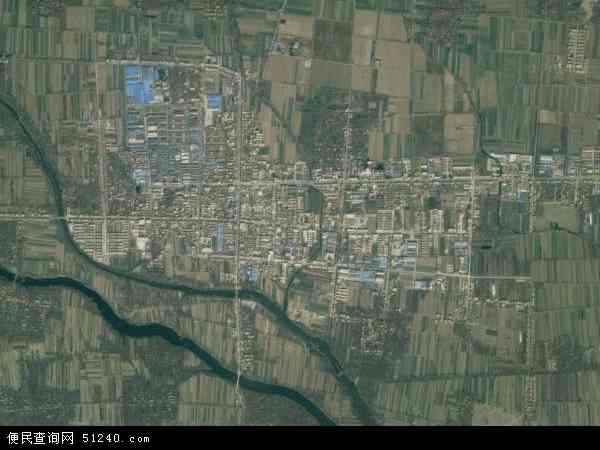 中国安徽省亳州市谯城区古井镇地图(卫星地图)