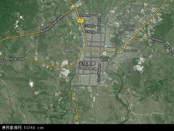 关塔那摩卫星地图 - 关塔那摩高清卫星地图 - 关塔那摩高清航拍地图 - 2024年关塔那摩高清卫星地图