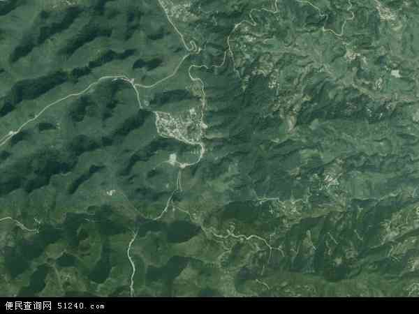 中国广西壮族自治区河池市东兰县金谷乡地图(卫星地图)