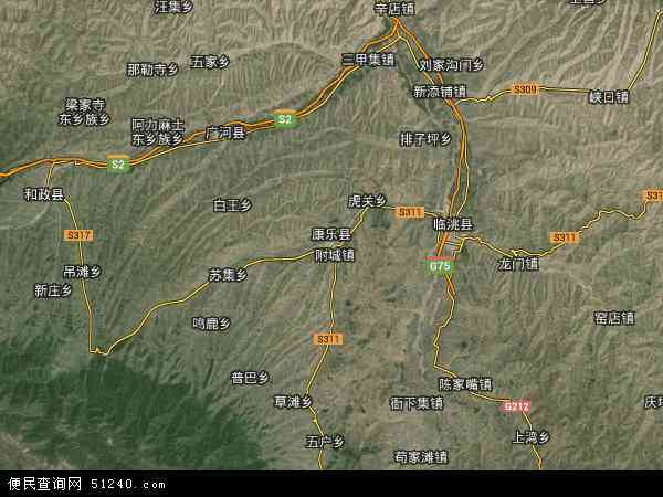 民乐县卫星地图高清图片