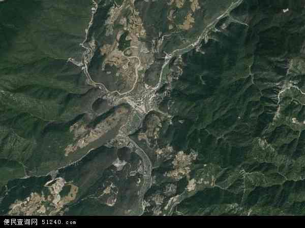 中国云南省玉溪市红塔区洛河乡地图(卫星地图)