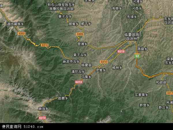 航拍中国甘肃地图图片