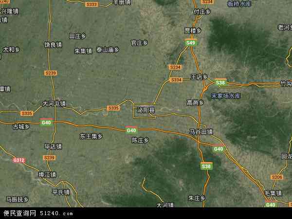 泌阳县城道路交通图图片