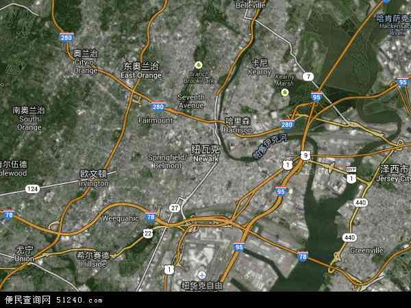 纽瓦克卫星地图 - 纽瓦克高清卫星地图 - 纽瓦克高清航拍地图 - 2024年纽瓦克高清卫星地图