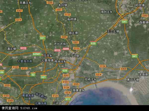宁河县卫星地图 - 宁河县高清卫星地图 - 宁河县高清航拍地图 - 2024年宁河县高清卫星地图