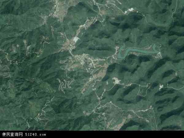 中国广西壮族自治区河池市凤山县袍里乡地图(卫星地图)
