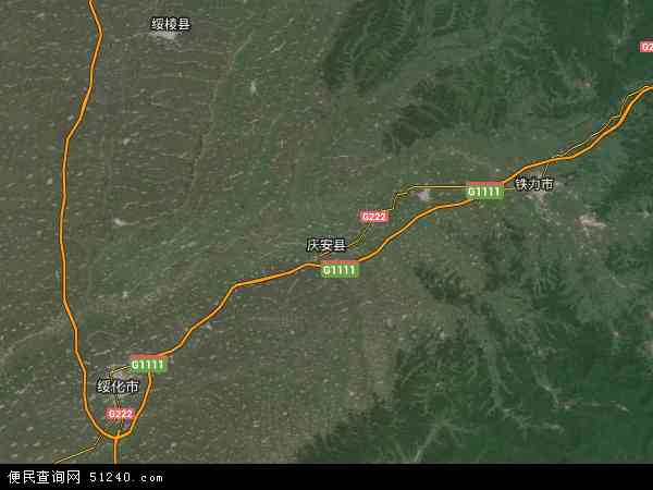 庆安县卫星地图 - 庆安县高清卫星地图 - 庆安县高清航拍地图 - 2024年庆安县高清卫星地图