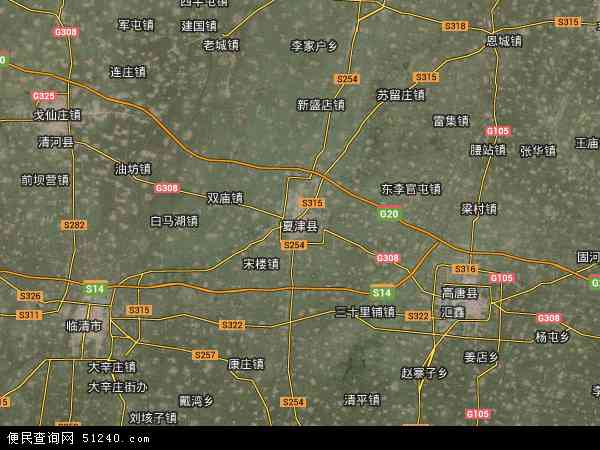 夏津县卫星地图 - 夏津县高清卫星地图 - 夏津县高清航拍地图 - 2024年夏津县高清卫星地图