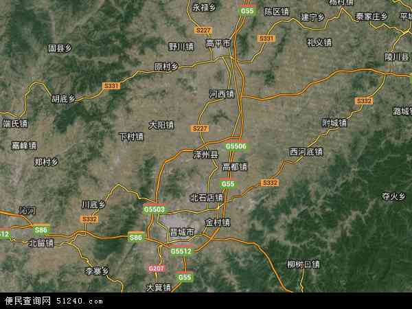 泽州县地图超清清版图片