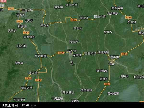 安乡县卫星地图 - 安乡县高清卫星地图 - 安乡县高清航拍地图 - 2024年安乡县高清卫星地图