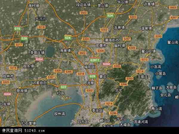 山东省青岛市城阳区地图(地图)