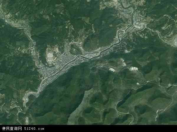 中国广西壮族自治区河池市东兰县东兰镇地图(卫星地图)