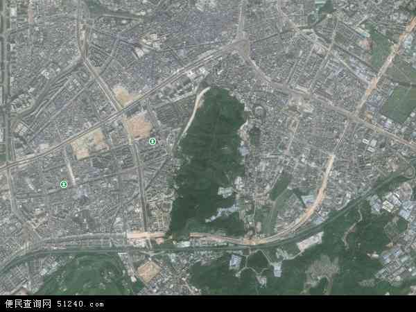 中国广东省深圳市龙岗区龙岗地图(卫星地图)