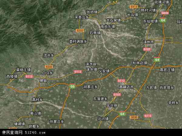 涞水县卫星地图 - 涞水县高清卫星地图 - 涞水县高清航拍地图 - 2024年涞水县高清卫星地图