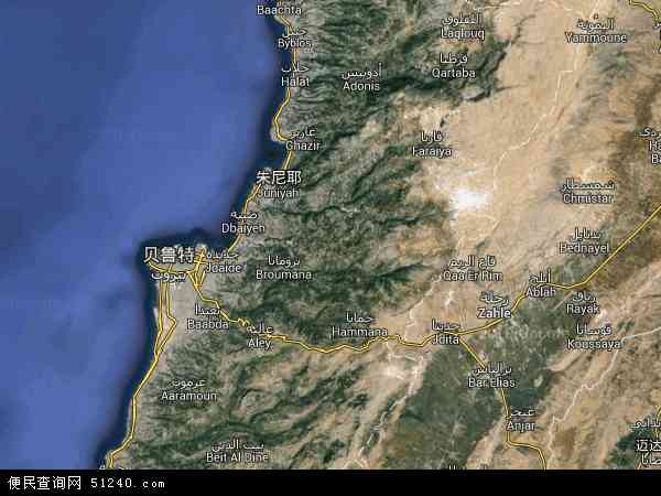 黎巴嫩山卫星地图 - 黎巴嫩山高清卫星地图 - 黎巴嫩山高清航拍地图 - 2024年黎巴嫩山高清卫星地图