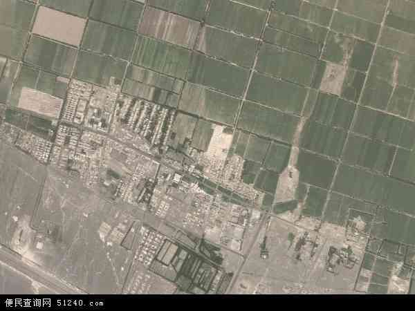 中国新疆维吾尔自治区哈密地区伊吾县淖毛湖镇地图(卫星地图)