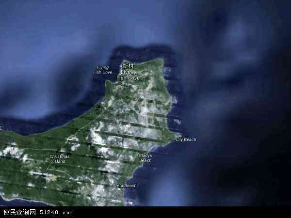 圣诞岛卫星地图 - 圣诞岛高清卫星地图 - 圣诞岛高清航拍地图 - 2022年圣诞岛高清卫星地图