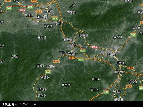武义县卫星地图 - 武义县高清卫星地图 - 武义县高清航拍地图 - 2024年武义县高清卫星地图