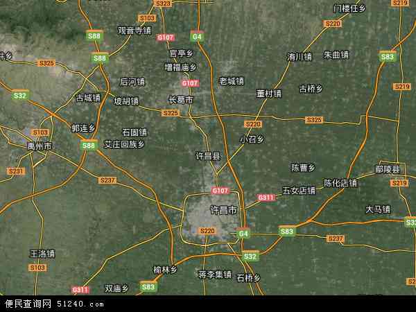 许昌县卫星地图 - 许昌县高清卫星地图 - 许昌县高清航拍地图 - 2024年许昌县高清卫星地图