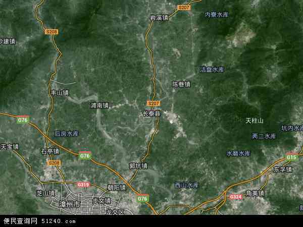 长泰县卫星地图 - 长泰县高清卫星地图 - 长泰县高清航拍地图 - 2024年长泰县高清卫星地图