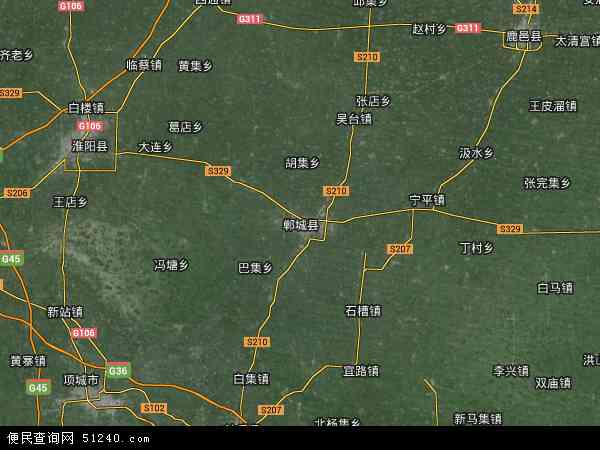 周口市郸城县乡镇地图图片