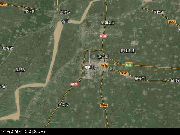 东明县卫星地图 - 东明县高清卫星地图 - 东明县高清航拍地图 - 2024年东明县高清卫星地图