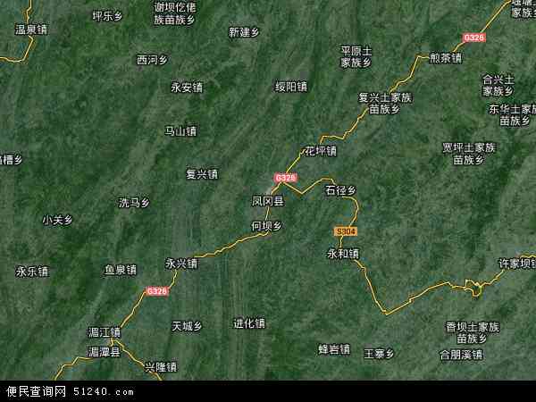 凤冈县乡镇地图图片