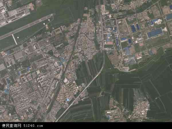 中国黑龙江省哈尔滨市平房区平房镇地图(卫星地图)