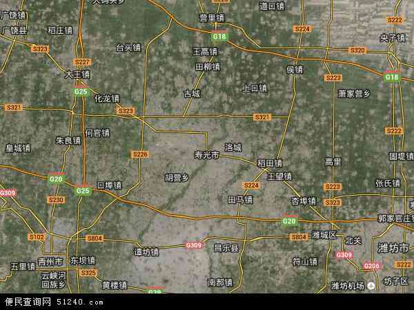 寿光市卫星地图 - 寿光市高清卫星地图 - 寿光市高清航拍地图 - 2024年寿光市高清卫星地图