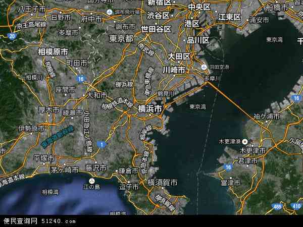 神奈川卫星地图 - 神奈川高清卫星地图 - 神奈川高清航拍地图 - 2024年神奈川高清卫星地图