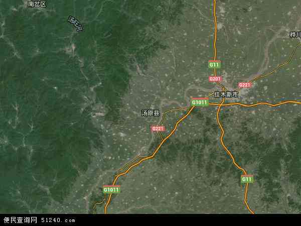 汤原县村子的地图图片