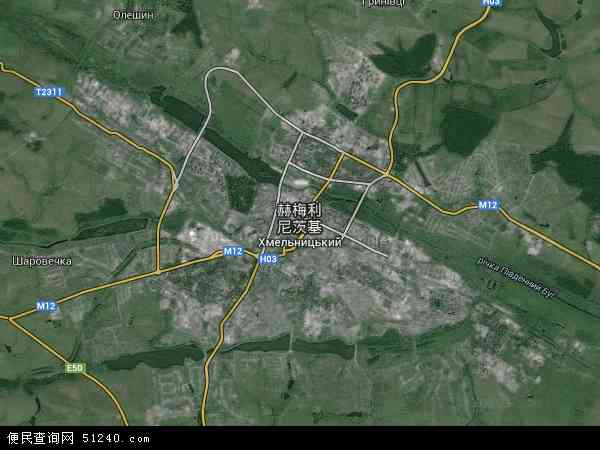 赫梅利尼茨基卫星地图 - 赫梅利尼茨基高清卫星地图 - 赫梅利尼茨基高清航拍地图 - 2024年赫梅利尼茨基高清卫星地图
