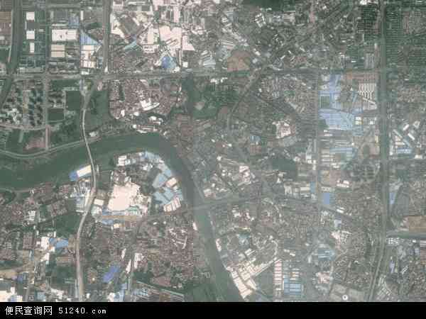 石湾镇卫星地图 