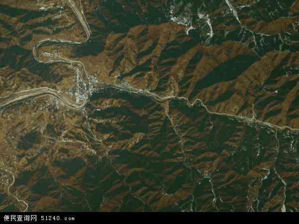 实景卫星地图 村庄图片