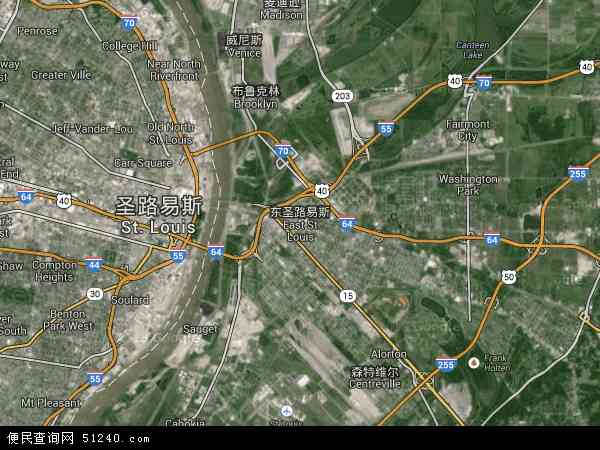 东圣路易斯卫星地图 - 东圣路易斯高清卫星地图 - 东圣路易斯高清航拍地图 - 2024年东圣路易斯高清卫星地图