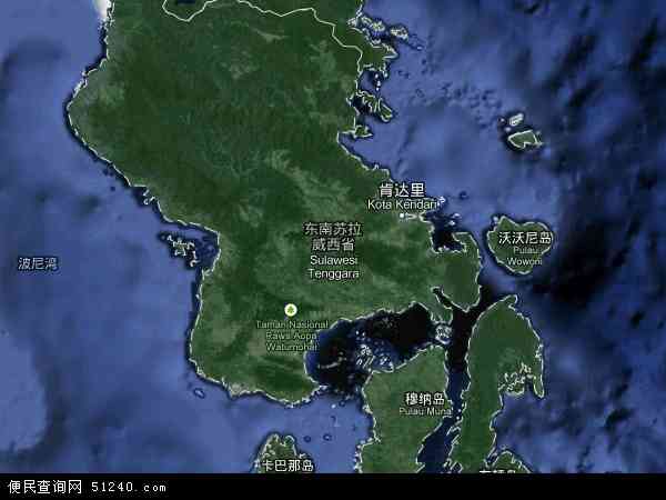 东南苏拉威西卫星地图 - 东南苏拉威西高清卫星地图 - 东南苏拉威西高清航拍地图 - 2024年东南苏拉威西高清卫星地图