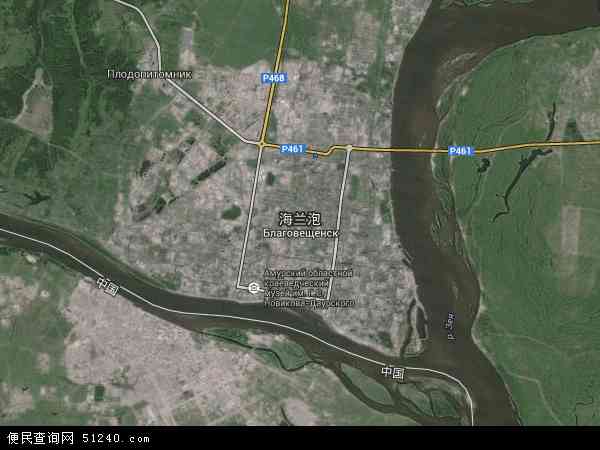 布拉戈维申斯克卫星地图 - 布拉戈维申斯克高清卫星地图 - 布拉戈维申斯克高清航拍地图 - 2024年布拉戈维申斯克高清卫星地图