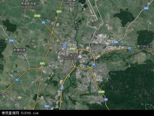 赫拉德茨-克拉洛韦卫星地图 - 赫拉德茨-克拉洛韦高清卫星地图 - 赫拉德茨-克拉洛韦高清航拍地图 - 2024年赫拉德茨-克拉洛韦高清卫星地图