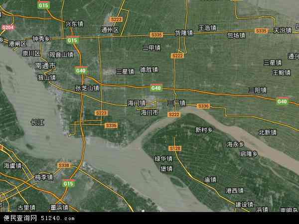 江苏省卫星地图高清版图片