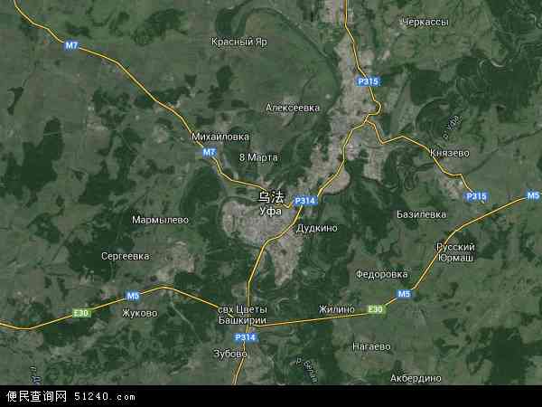 乌法卫星地图 - 乌法高清卫星地图 - 乌法高清航拍地图 - 2024年乌法高清卫星地图