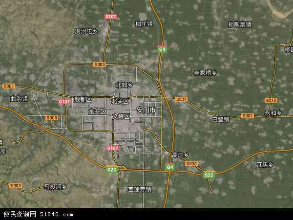 安阳市卫星地图 - 安阳市高清卫星地图 - 安阳市高清航拍地图 - 2024年安阳市高清卫星地图