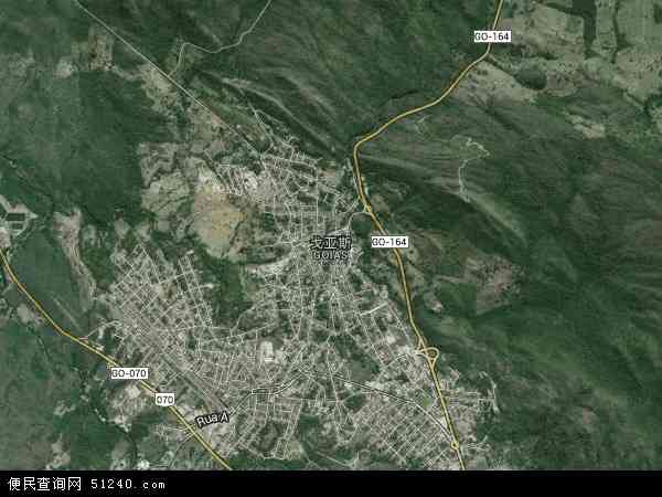 戈亚斯卫星地图 - 戈亚斯高清卫星地图 - 戈亚斯高清航拍地图 - 2024年戈亚斯高清卫星地图