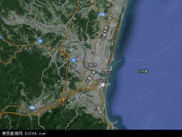 宫崎卫星地图 - 宫崎高清卫星地图 - 宫崎高清航拍地图 - 2024年宫崎高清卫星地图