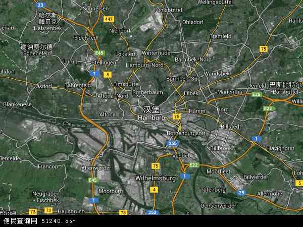汉堡卫星地图 - 汉堡高清卫星地图 - 汉堡高清航拍地图 - 2024年汉堡高清卫星地图