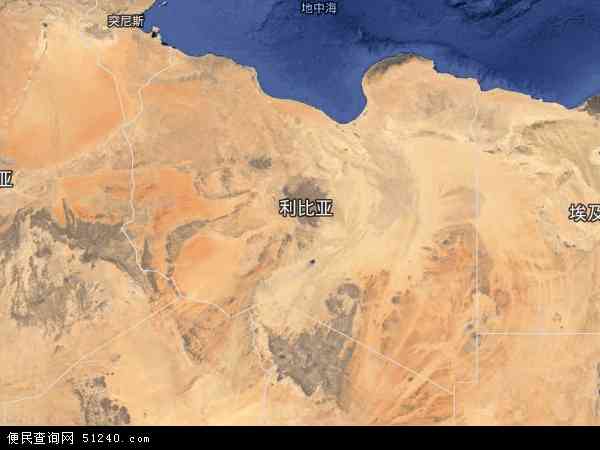 利比亚卫星地图 - 利比亚高清卫星地图 - 利比亚高清航拍地图 - 2022年利比亚高清卫星地图