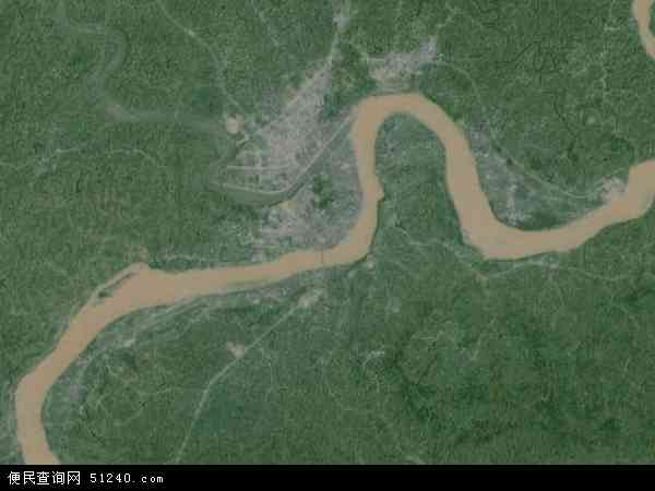 泸州市卫星地图 