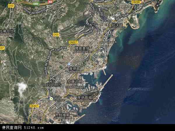 摩纳哥卫星地图 - 摩纳哥高清卫星地图 - 摩纳哥高清航拍地图 - 2022年摩纳哥高清卫星地图