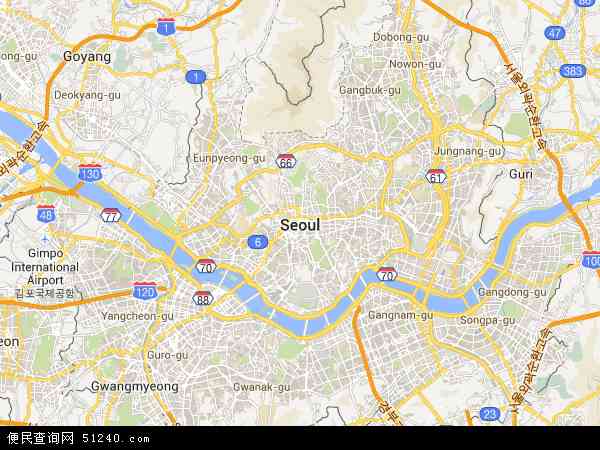 首尔卫星地图 - 首尔高清卫星地图 - 首尔高清航拍地图 - 2024年首尔高清卫星地图