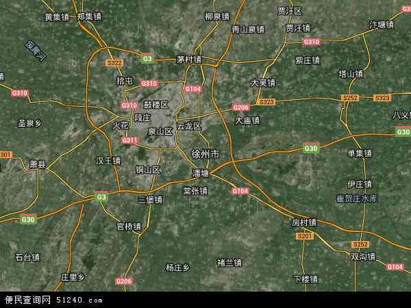 徐州市卫星地图 - 徐州市高清卫星地图 - 徐州市高清航拍地图 - 2024年徐州市高清卫星地图