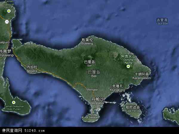巴厘卫星地图 - 巴厘高清卫星地图 - 巴厘高清航拍地图 - 2024年巴厘高清卫星地图